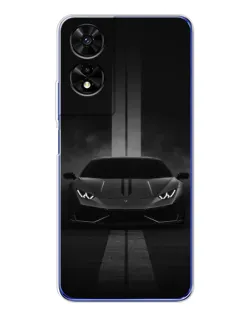 Чохол для TCL 505 з картинкою «Lamborghini симетрія доріг»