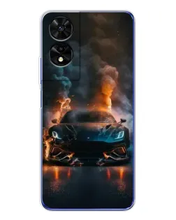 Чохол для TCL 505 з картинкою «Lamborghini димна естетика»