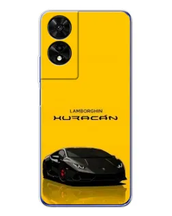 Чохол для TCL 505 з картинкою «Lamborghini Huracan чорний»