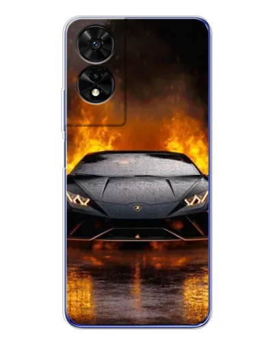 Чохол для TCL 505 з картинкою «Lamborghini у вогні» Чохол для TCL 505 з картинкою «Lamborghini у вогні»