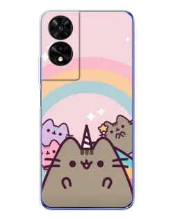 Чехол для TCL 505 с картинкой «Единорог Pusheen» Чехол для TCL 505 с картинкой «Единорог Pusheen»