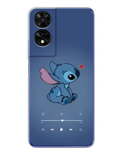 Чехол для TCL 505 с картинкой «Музыкальный Stitch»