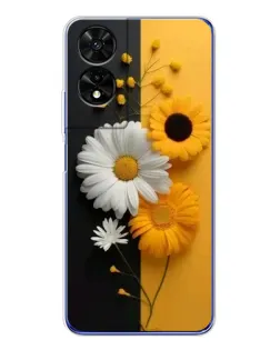 Чохол для TCL 505 з картинкою «Соняшник та ромашка» Чохол для TCL 505 з картинкою «Соняшник та ромашка»