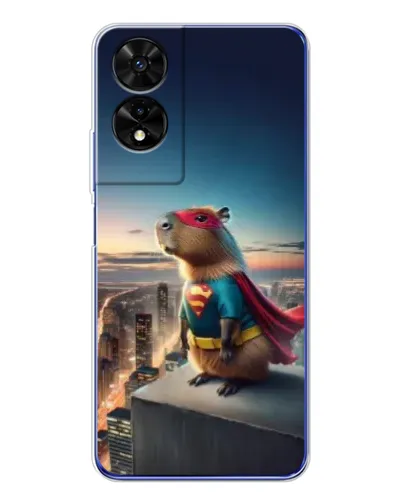 Чехол для TCL 505 с картинкой «Капи-мен супергерой»
