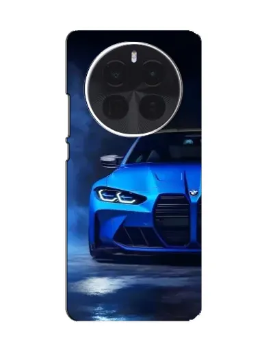 Чохол для TCL 60 Ultra NxtPaper з картинкою «Блакитна BMW M4»