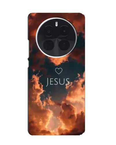Чохол для TCL 60 Ultra NxtPaper з картинкою «Сяйво Імені Jesus»