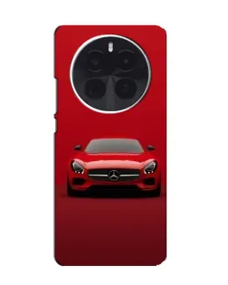 Чехол для TCL 60 Ultra NxtPaper с картинкой «Красный Mercedes AMG»