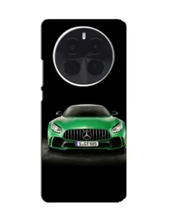 Чохол для TCL 60 Ultra NxtPaper з картинкою «Mercedes — неоновий лого»