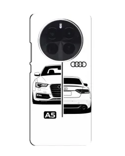 Чохол для TCL 60 Ultra NxtPaper з картинкою «Audi — контрастний дизайн»