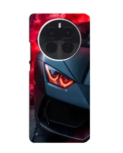 Чехол для TCL 60 Ultra NxtPaper с картинкой «Lamborghini красное сияние»