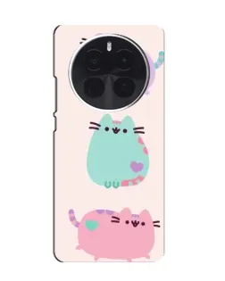 Чохол для TCL 60 Ultra NxtPaper з картинкою «Pusheen тріо»