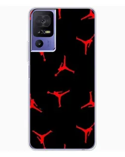 Чохол для TCL 605 з картинкою «Jordan Red Pattern» Чохол для TCL 605 з картинкою «Jordan Red Pattern»