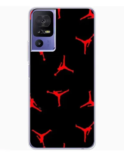 Чохол для TCL 605 з картинкою «Jordan Red Pattern» Чохол для TCL 605 з картинкою «Jordan Red Pattern»