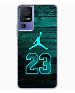 Чохол для TCL 605 з картинкою «Jordan Cyan 23»