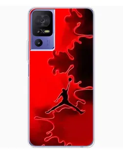 Чохол для TCL 605 з картинкою «Jordan Red Smoke»