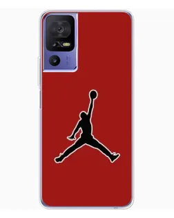 Чохол для TCL 605 з картинкою «Jordan Red Back»