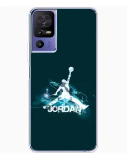 Чохол для TCL 605 з картинкою «Jordan Blue Fire»