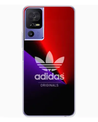 Чохол для TCL 605 з картинкою «Adidas Red Neon»