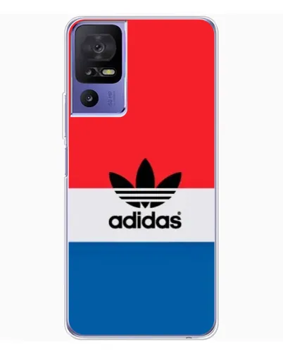 Чохол для TCL 605 з картинкою «Ретро блоки Adidas»