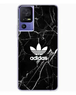 Чохол для TCL 605 з картинкою «Білий мармур Adidas»