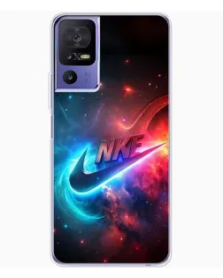 Чохол для TCL 605 з картинкою «Вогняний логотип Nike»