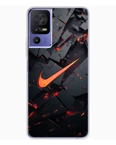 Чохол для TCL 605 з картинкою «Nike — ефект розломів» Чохол для TCL 605 з картинкою «Nike — ефект розломів»