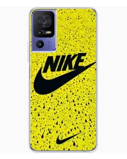 Чохол для TCL 605 з картинкою «Жовтий текстурний Nike»