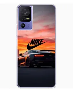 Чохол для TCL 605 з картинкою «Nike та суперкар»