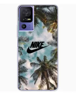 Чехол для TCL 605 с картинкой «Тропический принт Nike»