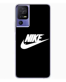 Чехол для TCL 605 с картинкой «Мазки краски Nike»