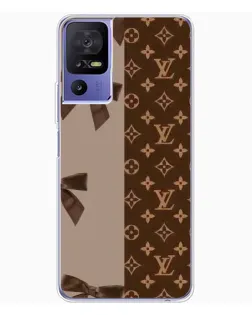 Чехол для TCL 605 с картинкой «Louis Vuitton — банты»