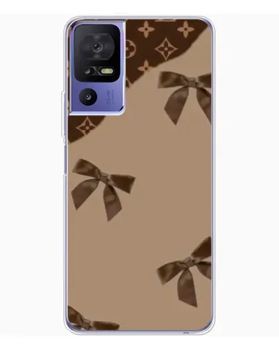 Чехол для TCL 605 с картинкой «LV — кофейный атлас»