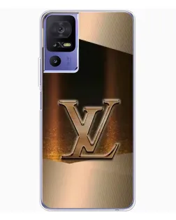 Чехол для TCL 605 с картинкой «LV — золотое сияние»