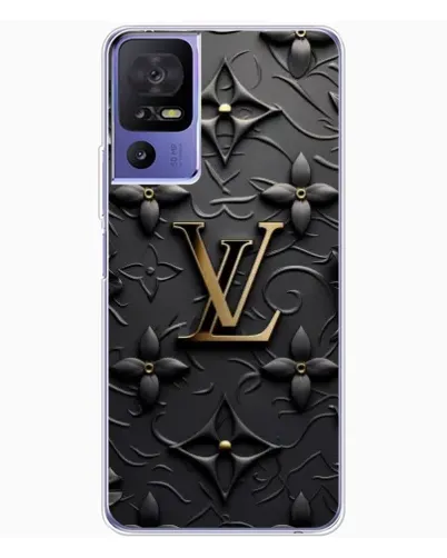 Чехол для TCL 605 с картинкой «Кожаная текстура LV»