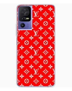 Чехол для TCL 605 с картинкой «Яркий паттерн LV»