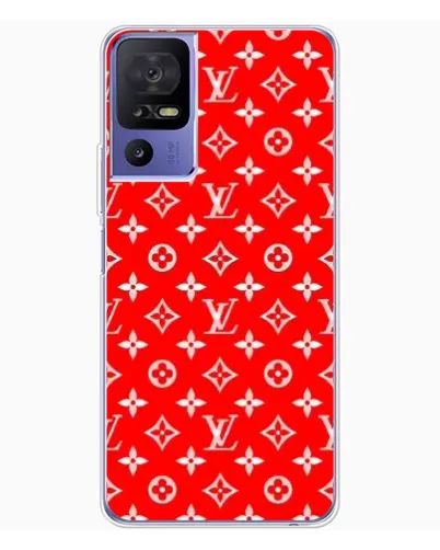 Чехол для TCL 605 с картинкой «Яркий паттерн LV»