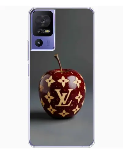 Чехол для TCL 605 с картинкой «Красное яблоко LV»