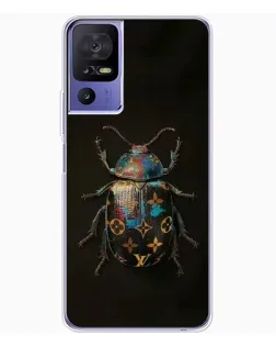 Чехол для TCL 605 с картинкой «LV — мраморный принт»