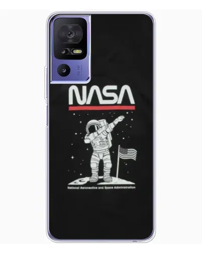 Чохол для TCL 605 з картинкою «NASA — крокуємо по Місяцю» Чохол для TCL 605 з картинкою «NASA — крокуємо по Місяцю»