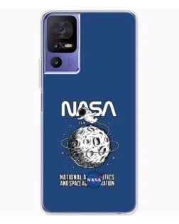 Чохол для TCL 605 з картинкою «NASA — місячна місія»