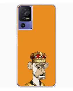 Чохол для TCL 605 з картинкою «Золота мавпа Bored Ape» Чохол для TCL 605 з картинкою «Золота мавпа Bored Ape»