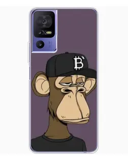 Чохол для TCL 605 з картинкою «Bored Ape в кепці»