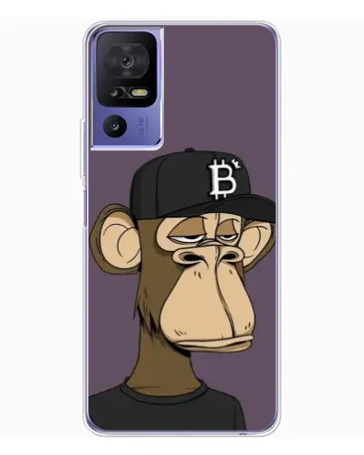 Чохол для TCL 605 з картинкою «Bored Ape в кепці»