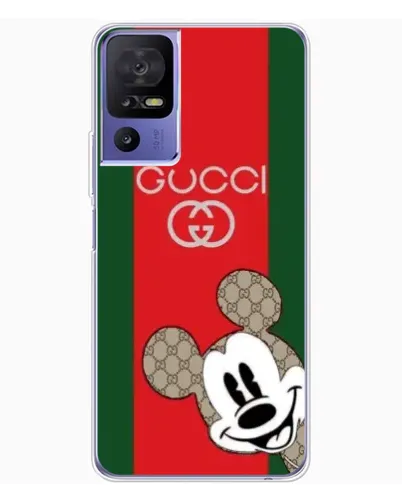 Чехол для TCL 605 с картинкой «Gucci — полосы и Микки» Чехол для TCL 605 с картинкой «Gucci — полосы и Микки»
