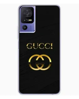 Чехол для TCL 605 с картинкой «Золотой логотип Gucci»