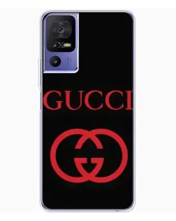 Чехол для TCL 605 с картинкой «Gucci — красный логотип»