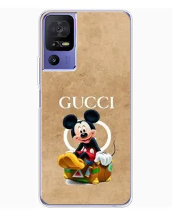 Чехол для TCL 605 с картинкой «Микки Маус Gucci — крафт»