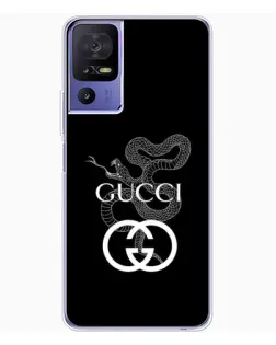 Чехол для TCL 605 с картинкой «Gucci — серебряная змея»