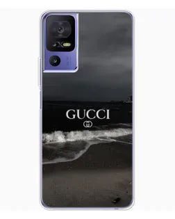 Чехол для TCL 605 с картинкой «Gucci — морской прибой»