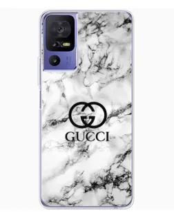 Чехол для TCL 605 с картинкой «Gucci — мраморный шик»